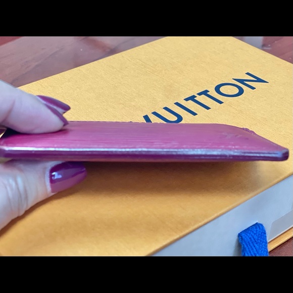 💔SOLD Louis Vuitton Epi Leather Card Case - Picture 5 of 7